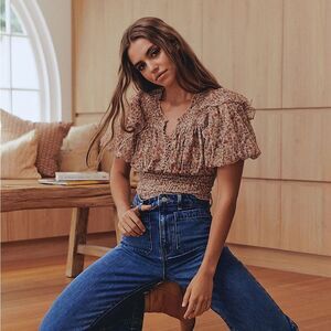 Free People Beatrice Top XS